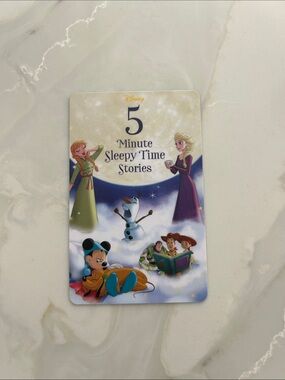 Disney 5 Minute Sleepy Time Stories Yoto Card